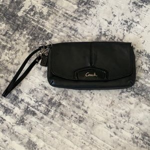 Black Coach Wristlet